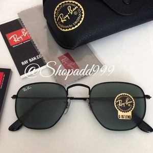 New Ray-ban Flat Hexagonal Black classic RB3548